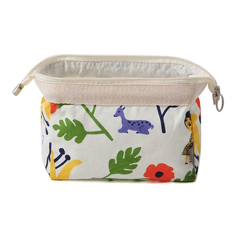 Women Makeup Bag Waterproof Cosmetic Bags Travel Toiletry Kit Organizer (D) A