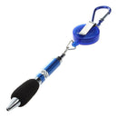 Retractable Reel Ball Pen with Belt Clip and Snap Hook 10pcs (Random Color) U7I6