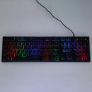 Eipln E83 Colorful Luminous Suspension Keyboard, Office Home USB Wired Keyb D6R1