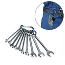 10Pcs/Set Mini Combination Wrench Spanner Set 4-11mm New w/Hook Small Metri X8Y7