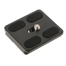 PU-50 Quick Release Plate Metal QR Clamp with 1/4'' Adapter for Manfrotto Arca