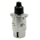 7 Pin Car Electric Socket Round Male Metal Adapter For Caravan Trailer Plug %o