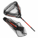 Portable Fishing Landing Net Folding Handle Triangle Frames Aluminum Alloy Sport
