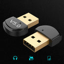 Bluetooth 5.0 PC USB Transmitter Wireless Audio Stereo Adapter Dongle Receiv: Kw