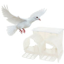 Unique Bird Poultry Feeder Plastic Food Container Parrot Pigeon Splash Proof