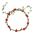 Lady Boho Floral Flower Festival Wedding Garland Forehead Hair Head Band re