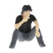 1:64 Figures Diorama Repair Factory Middle-aged Uncle Sitting and smoking