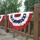 1.5x3 Feet 2021 USA American America U.S. Bunting Fan Flag Banner Grommets US