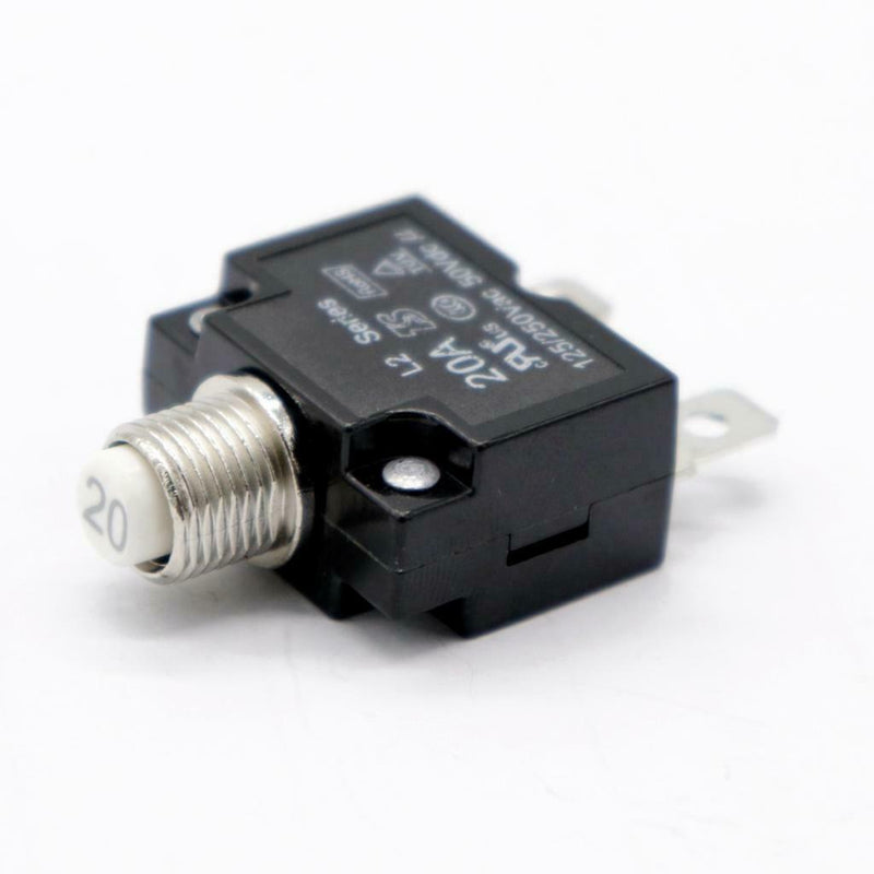 2 Pieces 125/250V Reset Thermal Switch Circuit Breaker Overload Swith15A+20A
