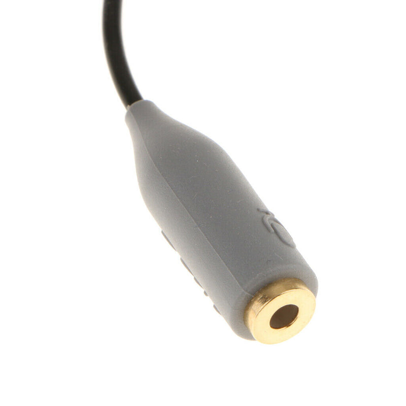 2Pcs 3.5mm Microphone Adapter Cable Converter For   IOS