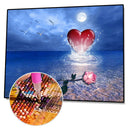 5D DIY Full Drill Diamond Painting Heart Cross Stitch Embroidery Mosaic Kit