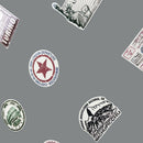 60pcs/lot Retro traveling boarding pass air tickets creative suitcase stickeME