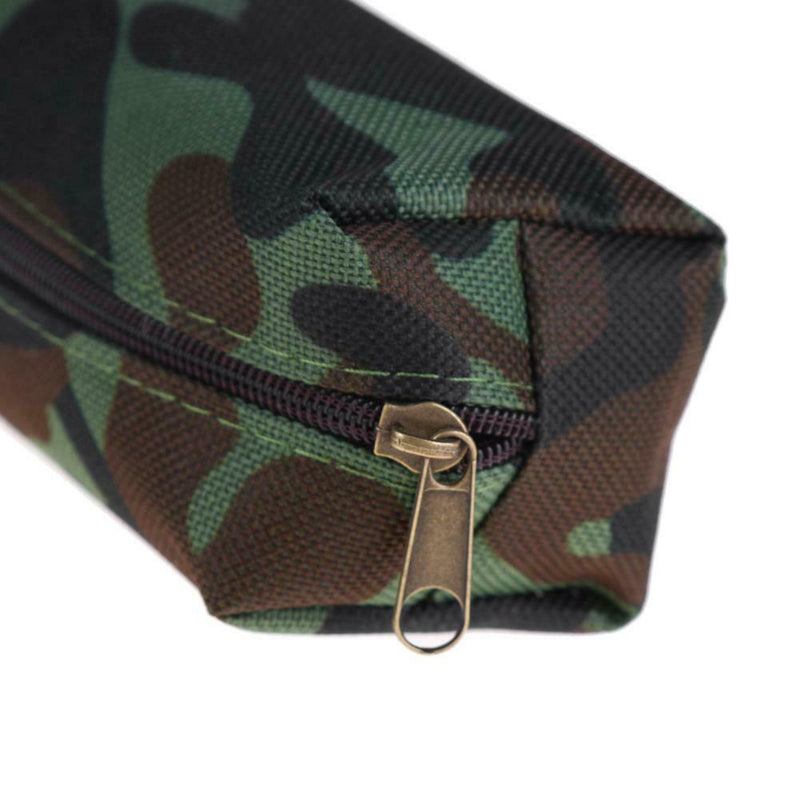 Big Capacity Camouflage Pencil Case Stationery Storage Organizer(Green) A