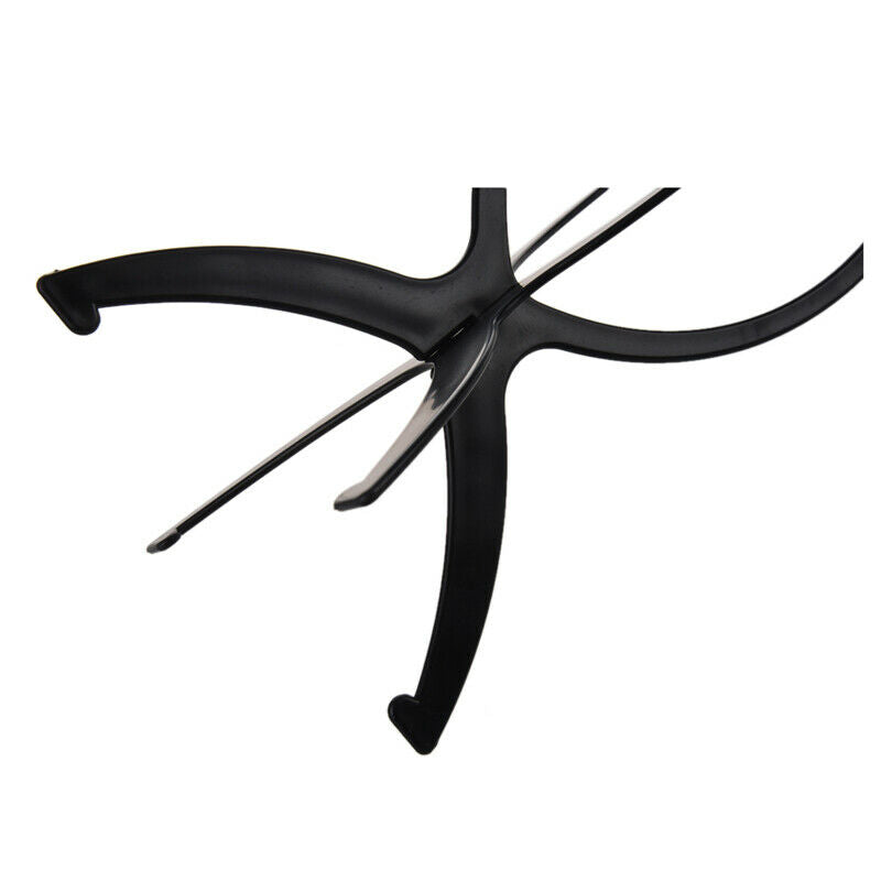 5X(Plastic Wig Display Stable Durable Wig Hair Hat Stand Hair Holder Displ P3H3)