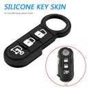 3-Button Key Fob Repair Rubber Pad Black for Fiat 500 Panda Abarth Punto