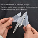 Floating Wall Shelf Adhesive with Cable Clip for Wireless Speaker Video Cams
