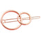 Hollow Round Geometric Metal Hair Clip Ponytail Holder Hair Accessories