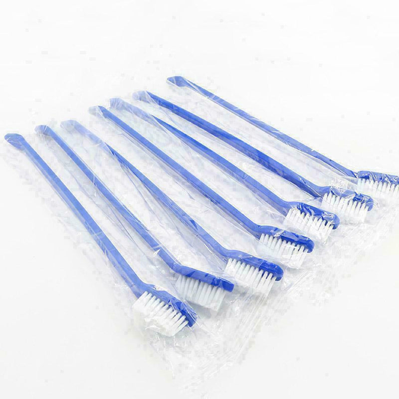 2xPet Toothbrush Dog Dental Brush Cat Care Tooth Double K0P0 Tooth C6E0 NEW D7J6