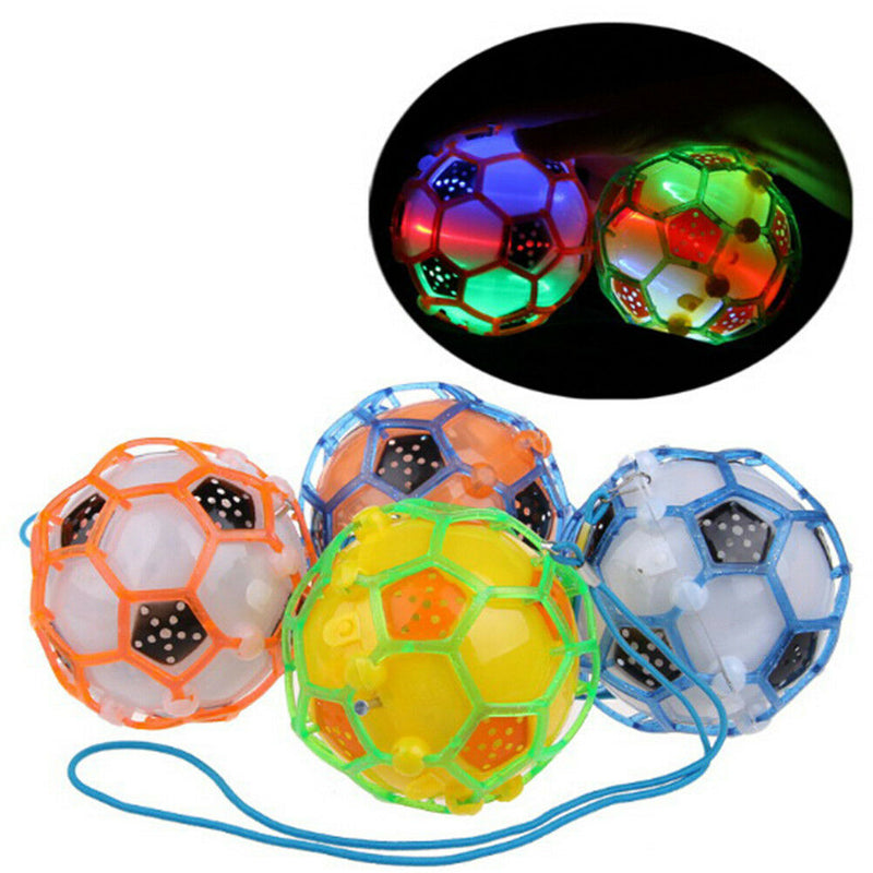 Child LED Light Jumping Ball Football Music Singing Soccer Kids Toddler ToysA3C
