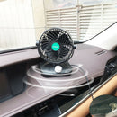 Mini 6 Inch Car Fan Single Head Shaking Small Electric Auto Fan Universal S