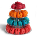 3 Pcs Macaron Display Towel 4 Tier Dessert Display Rack Wedding Party Buffet