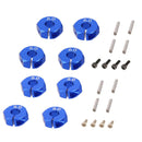 8x Wheel Hex Nut 12mm Drive Hub Upgrade Part for 1/10 RC Car RC4WD D90 Blue