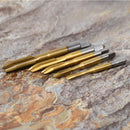 5pcs M3 M4 M5 M6 M8 Titanium Coated HSS Screw Thread Metric Spiral Fluted