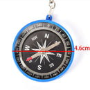 Outdoor Camping Hiking Pointing Guider Keychain Plastic Compass Navigation J,a