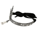 1920s Flapper Headband  Inspired Headpiece Retro Hair Accessory Black