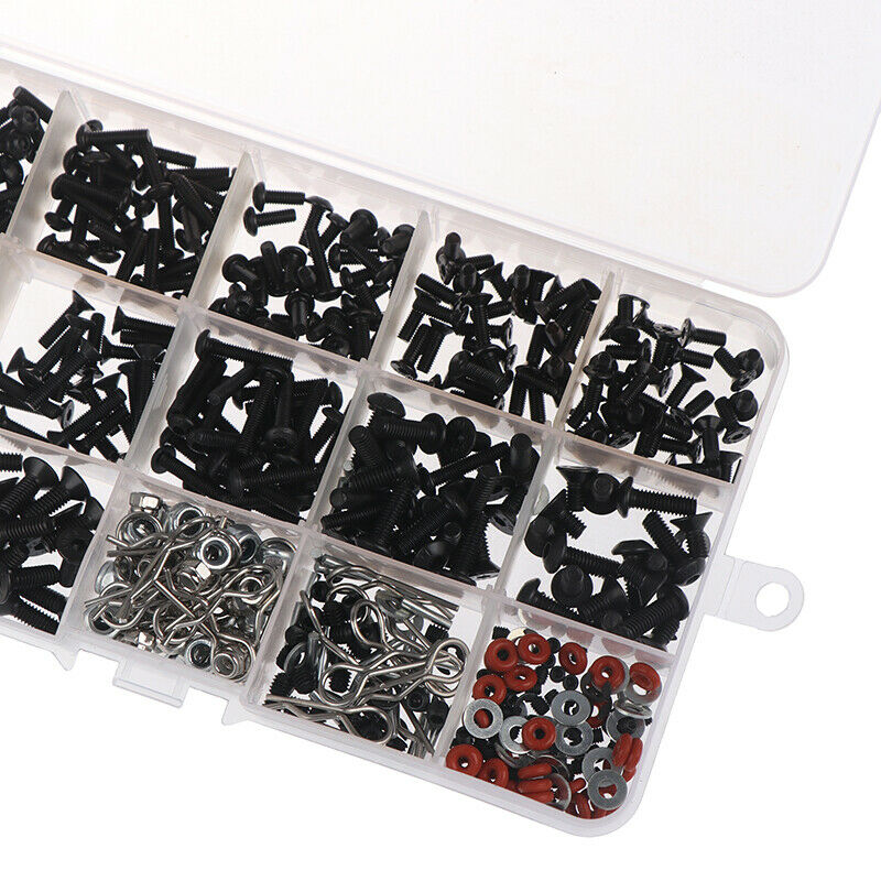500PCs Repair Tool and Screws Box Set for 1/10 HSP RC  Gw
