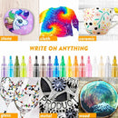 DIY 28 Colors Acrylic Marker Pen Body Drawing Colorful Water-based Marker Pens