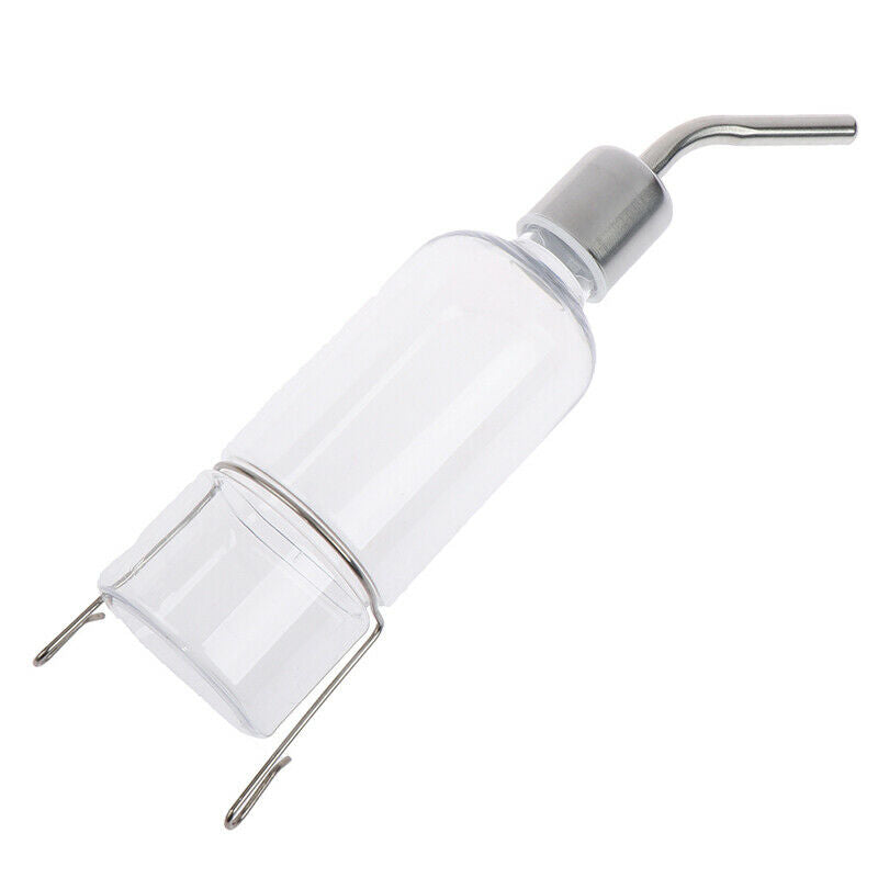 Pet Rabbit Hamster Drinker Nipple Bottle Dispenser Hanging Automatic Dev`US