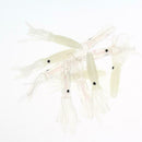 10x 4 inch Glow Luminous Soft Hoochie Squid Octopus Skirts Fishing Lure