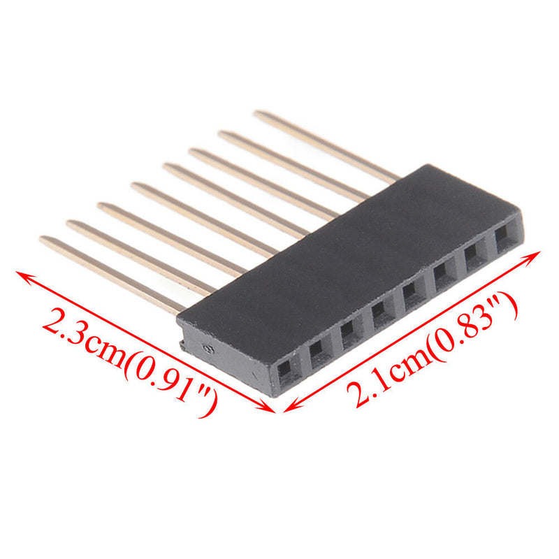 10pcs 8 pin female tall stackable header connector socket for Shi FT