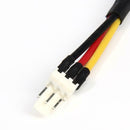 10pcs 3PIN Reduce PC Fan Speed Noise Extension Resistor Cable Wire