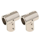 2pcs Heavy Duty Boat Hand Rail Fittings 90 Degree Tee Fittings Rail Connector