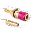 Water Cooled Gas Adapter Quick Connector Fitting For Tig Welding Torch+8Mm  U8J6