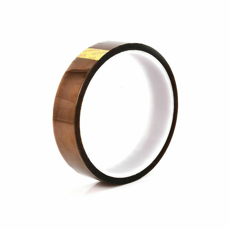 20mm x 30M 100ft Kapton Tape Adhesive High Temperature Heat Resistant Polyimide#