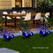4pcs Waterproof LED Solar Outdoor Ground Lawn Lamp Landscape Night Light