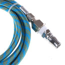 6'Braided Airbrush AirHose Adapter w/2x 1/8'' BSP Fitting Coupling Compressor3CA