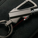 3 In 1 Multi-Function Keychain Match Stick Outdoor Key Pendant Male Fire WatN3F2