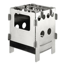 Outdoor Cooking Durable Stainless Steel Folding Pocket Alcohol Wood Stove