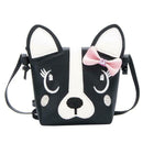 Women Bag Cute Dog Children Handbag Girl Shoulder Bag Baby PU Leather Cross P4S9