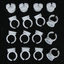 100pcs Disposable Adhesive Tattooing Ink Cups Pigment Holder Ring Large