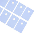 100pcs TO-220 Silicon Rubber Pad Insulation Silicon Heatsink Silicon Sheet ME