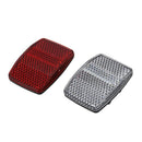 1 Pair Cycle Bicycle Bike Light Reflector Rear Front For Handlebar & Saddle