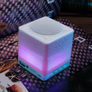 Square LED Mini Wireless Bluetooth Speaker TF Portable Speaker Music Hands-