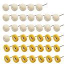 40 Pieces of Nylon Polishing Wheel Set Scouring Pad Polishing Wheel for Pol