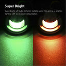 2X 8 LED Marine Bow Boat Yacht Navigation Green Red Light 12V Stainless Steel f+