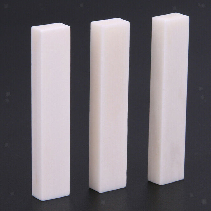 3 Pcs. Bone Saddle Nut Set For Acoustic Guitar Folk / Classical Guitar